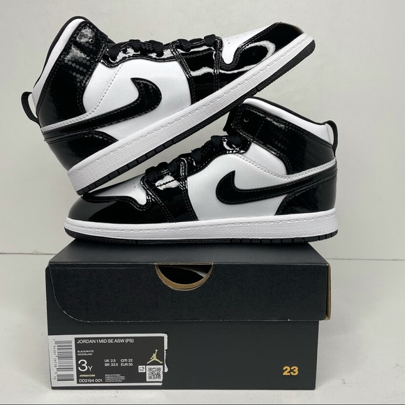 Nike Air Jordan 1 Retro Mid PS “Carbon Fiber/ASW” - Picture 3 of 4